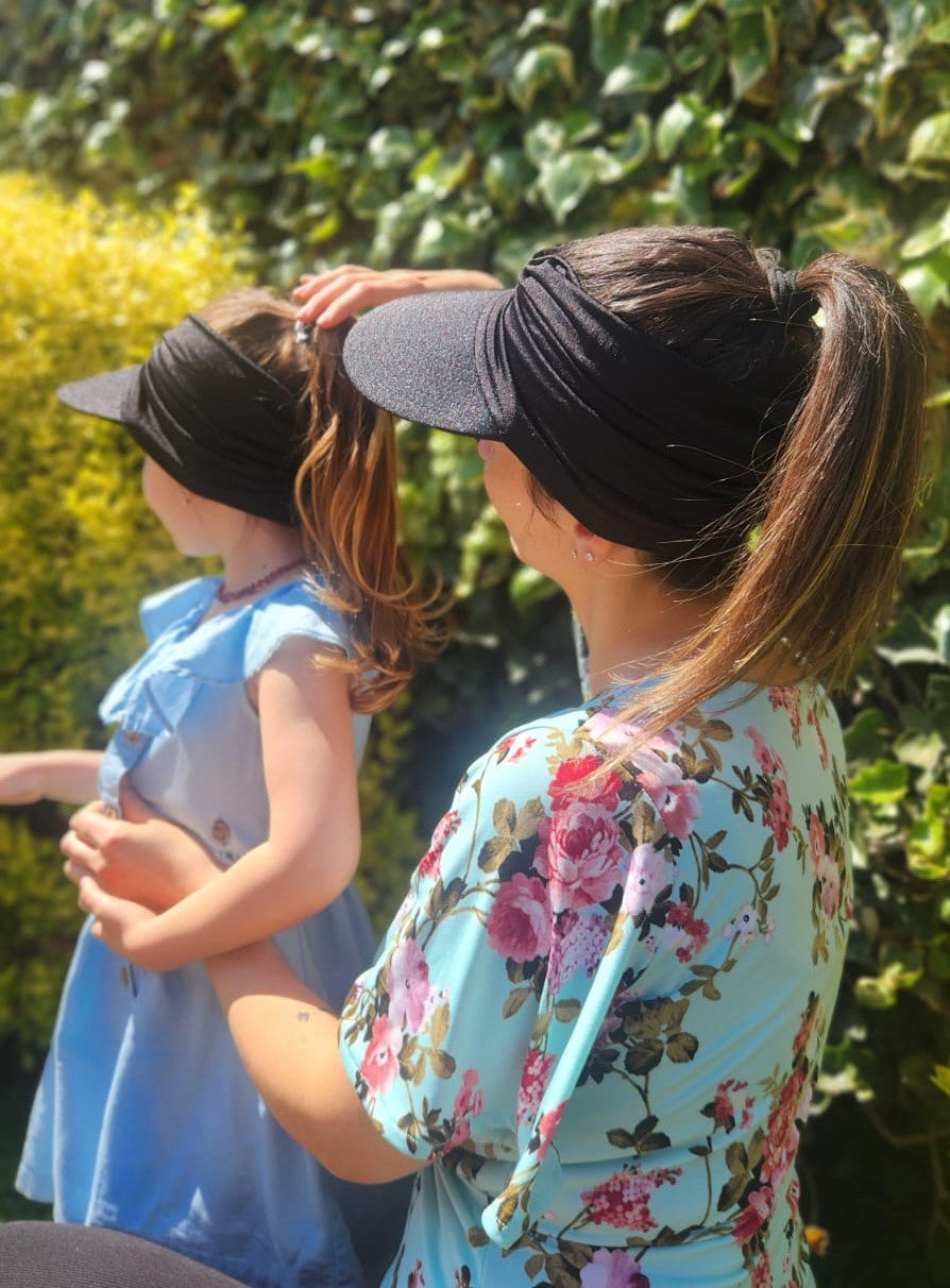 Pack Gorra Negra Mamá-Hija